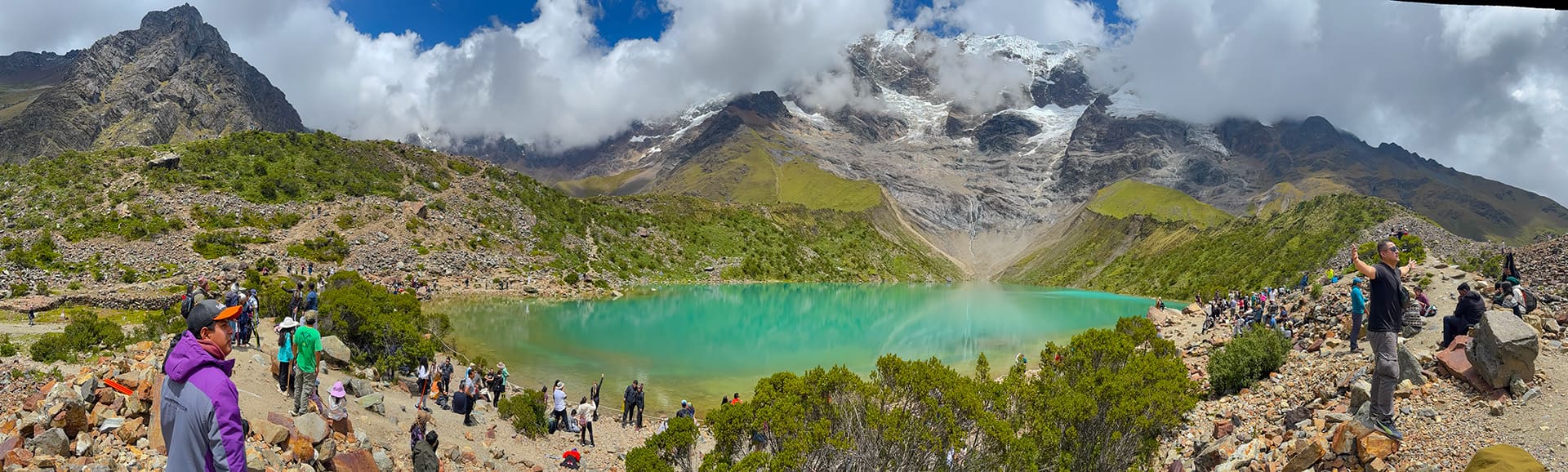 Walking the Humantay at Salkantay Trekking