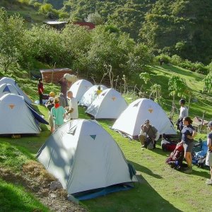 Camping in the Inca Trail