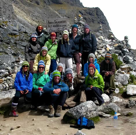 At salkantay Pass
