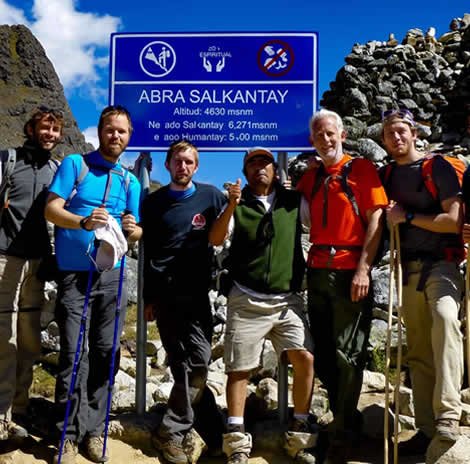 At Abra Salkantay in Peru